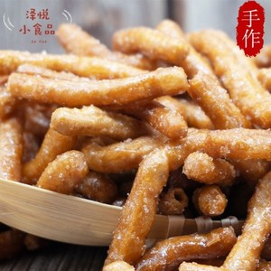 徐州睢宁特产手工农家金果棒果子小金果细江米条安徽休闲传统糕点