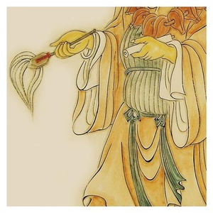 唐朝高僧玄奘法师唐三藏取经画像丝绸卷轴挂画古代名人字画装饰.