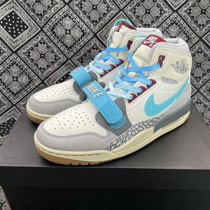 适配aj legacy312白灰蓝篮球鞋带反光渐变泼墨腰果花鞋带aj1鞋带