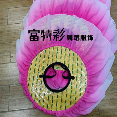 群舞客家禧舞蹈演出服群舞 客家表演服 客家凉帽道具x 舞蹈道具