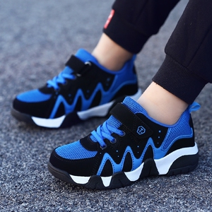 高端20春季新款男童鞋8皮17防y水11波鞋12男孩面3岁跑步鞋儿童奢