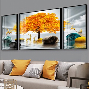 客厅墙上挂的画画壁画