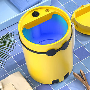 洗内裤专用机器迷你洗衣机半自动杀菌宝宝洗脱一体洗袜子甩干两用