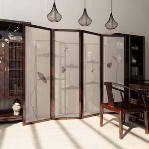 屏风卧室遮挡床边隔断客厅进门可移动折叠隔出小房间小户型折屏