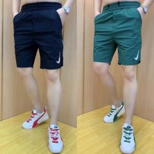 耐克运动夏季新品休闲短裤男款透气修身五分运动裤青年穿搭沙滩裤