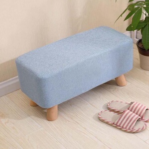 小凳子ins北欧床边独换衣懒人软服装店休息卧室放沙发配套加长.