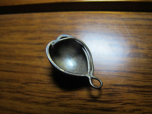 日本购清代e银器银饰品极美银瓢一个真品古代银器古玩杂项饰品