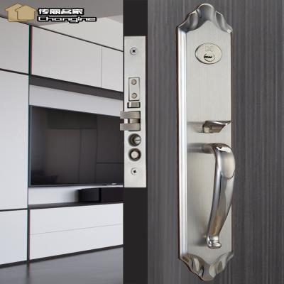 门家华门别防开销锁美大木盗械锈实双家钢30o4门墅机不厂用豪直式