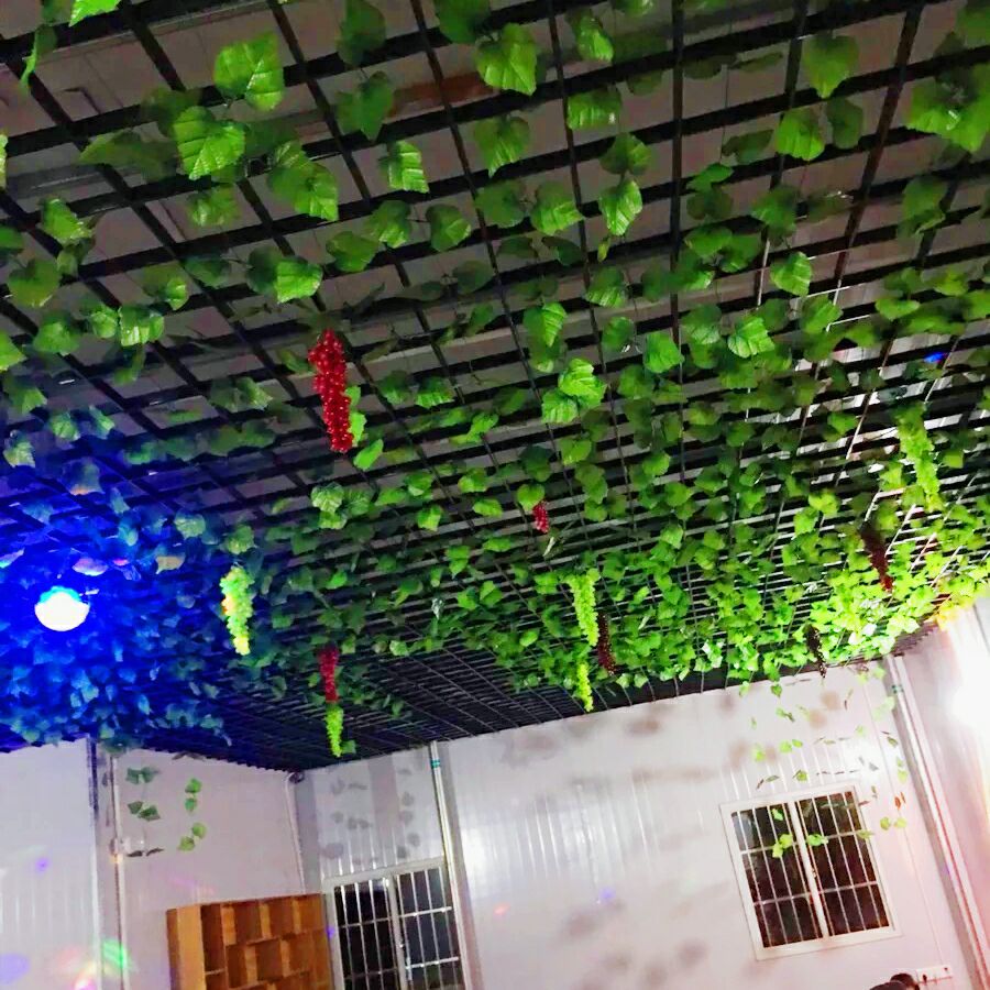 天花格栅扣集铝纹栅铁吊顶葡萄架板成吊顶网格吊x顶材料木格格