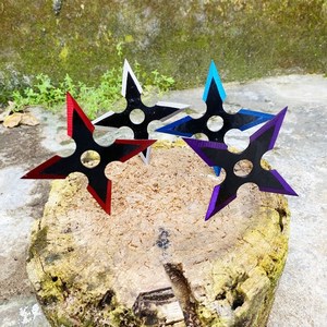 室内专业飞镖四角飞镖唐门暗器直飞旋飞飞镖火影忍者飞镖户外防身