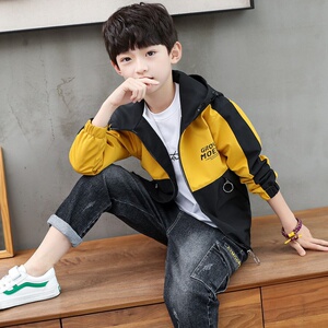 男童外套春季儿童春装5七10九8十9岁小学生6男孩春款夹克上衣7潮4