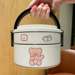 便当盒可爱少女卡通