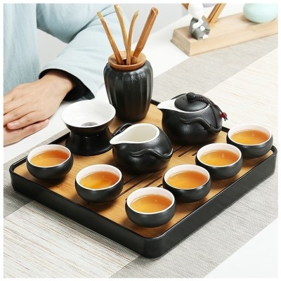广式早茶茶具差距茶具家用饮茶具套装家用潮汕功夫茶具小套简约6