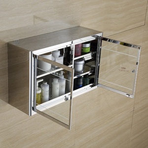 收纳不锈钢碗柜厨房柜子吊柜储物柜橱柜置物柜壁挂墙式家用简易.