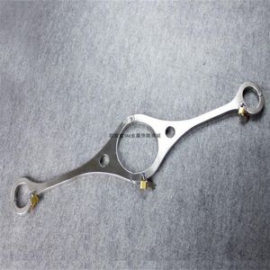新款 成人重型不锈钢项圈一字型枷手颈铐用品玩具另类玩具