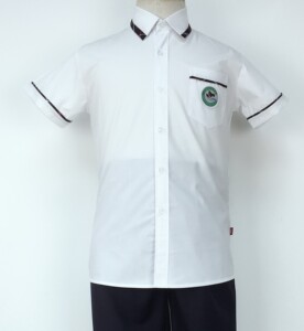 长兴中学 男生夏季礼服短袖衬衣 初高中学生校服衣服天河惠新