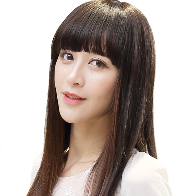 w真发头顶补发假发片女自然无痕轻薄蓬松遮盖白发空气齐刘海片发