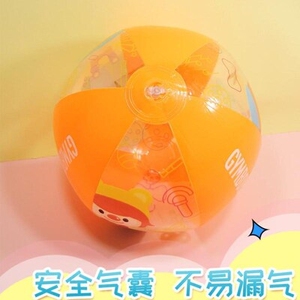 金宝贝沙滩球儿童早教水陆充气球塑料吹气球戏水两用男孩女孩玩具