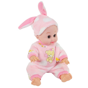 会s说话的洋娃娃布娃女童婴儿人偶玩具假宝宝照顾会眨眼睛仿真橡