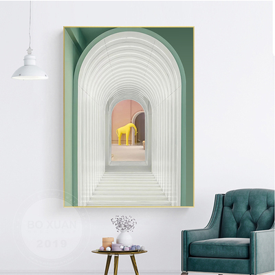 新款柏轩 梦空间 北欧家居装饰画现代简v约客厅挂画走廊过道玄关