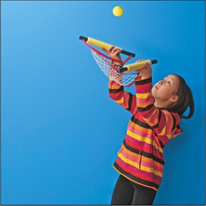 早教幼儿园儿童感统器材抛接玩具传a接球弹力网手网弹弹球