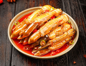 网红麻辣捞汁小海鲜蛏王肉竹节蛏开罐即食大罐装两罐起顺丰包邮