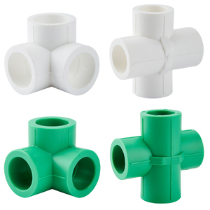 ppr过桥四通 立体三通 20 25  32 4分 6分 1寸 ppr水管配件