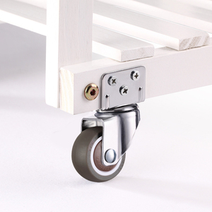 茶几家具静音花架万向轮 直角l型万向轮婴儿床万向脚轮