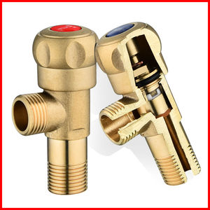 全铜三角阀配件马桶进水阀冷热水龙头开关止水4分水管阀门热水器