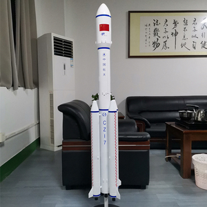 高档长征2号长征5b火箭模型仿真cz2f航天卫星7号大型展览教学道具