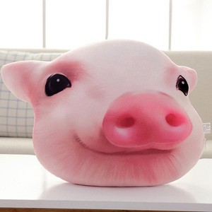 搞笑猪头抱枕