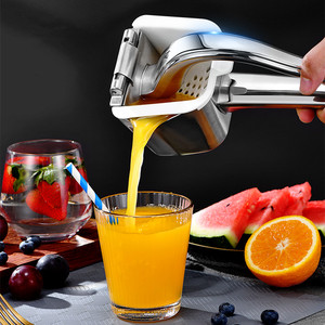 ccko手动榨汁器304不锈钢家用榨果汁机柠檬挤压器石榴水果鲜榨器
