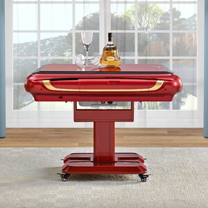 自助一体发牌机扑克全自动斗地主掼蛋机器电动4人5人洗牌餐桌折叠