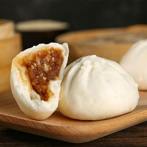 大丰斋芝麻白糖包整袋加热即食早餐点心蒸类糕点酒店半成品批发