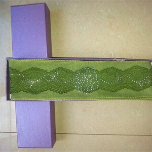 99%相似泡沫之夏绿蕾丝绿丝带大s绿发带欧辰夏沫绿发饰