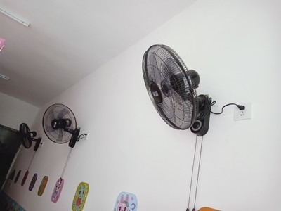 电风扇挂墙壁铜