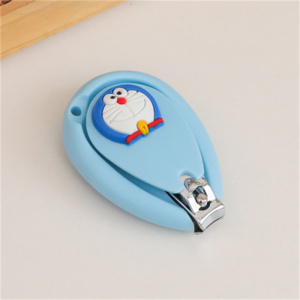 哆啦a梦指甲剪卡通不锈钢便携单装叮当猫剪指甲刀儿童学生指甲钳1