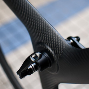 新碳纤维 破风竞速错位三刀轮组 700c公路自行车碳轮刀轮开口前后