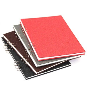 超厚书写日程精装本a4活页本套壳简约好看手账打孔文具白纸文艺少