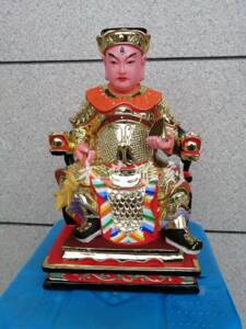 华光大帝神像木雕
