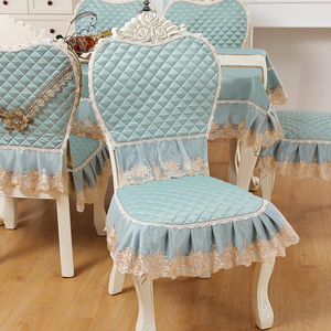 新款餐桌布椅套家用椅子套欧式椅罩凳子垫靠背罩中式餐椅套防滑垫