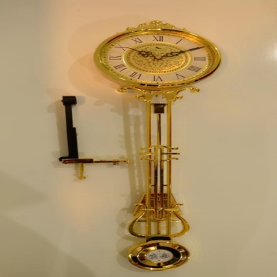 台钟o闹钟磁流体时钟表客厅家用摆台台式声控拍手投影时钟客厅老