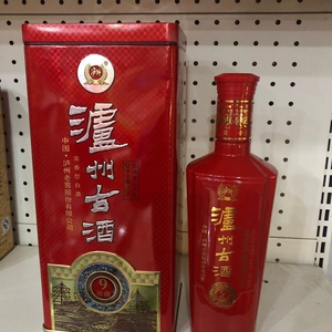 泸州老窖泸州古酒珍藏9铁盒红瓷瓶52度500mlx6瓶浓香型白酒整箱