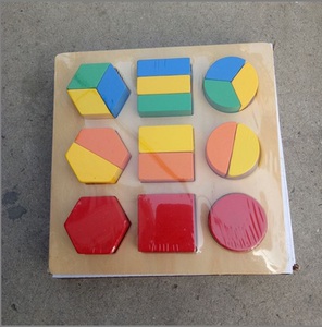 分解几何体盘蒙特梭利蒙氏数学教具早教幼儿园亲子园木制益智玩具