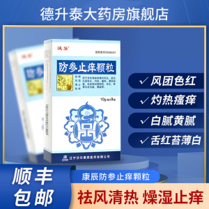 康辰防参止痒颗粒10g 9袋急性荨麻疹灼热祛风清热风团燥湿止痒瘙痒症
