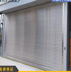 不锈钢卷闸门304防盗卷闸门定做拉闸门电动卷帘门抗风厂家直销