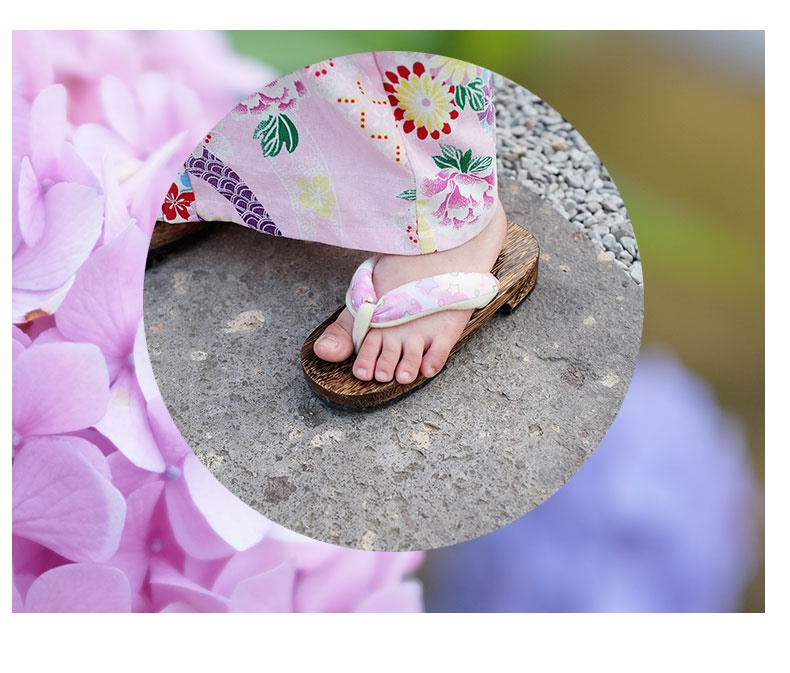 木屐女日式儿童小孩