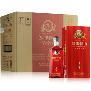 50度郎酒郎牌特曲t3浓香型白酒500ml 整箱*6瓶装