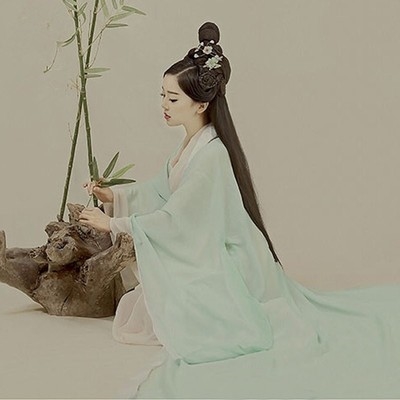 宋朝宫廷日常汉服古i装服装仙女清新淡雅学生襦裙古代舞蹈