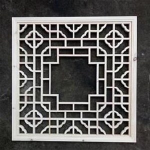 窗花仿古窗万字格花格t实木中式门框榫卯做旧入户餐厅推拉门家用